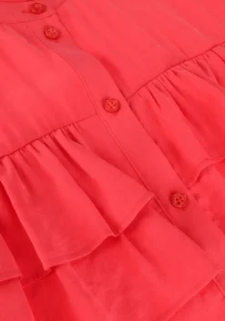 koraal alix the label blouses ladies woven light flow ruffle blouse