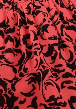 koraal alix the label minirok ladies woven two colour ruffle skirt