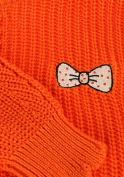 koraal carlijnq trui bow-girls sweater with ruffles