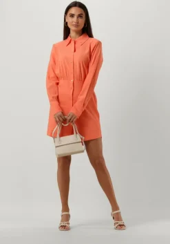 koraal freebird mini jurk wv-crisp-vis-23-1