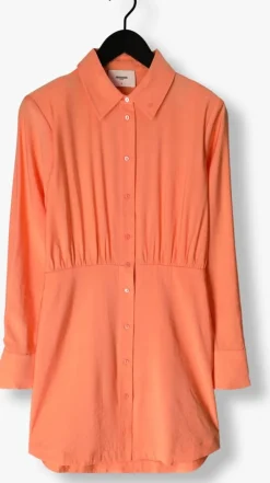 koraal freebird mini jurk wv-crisp-vis-23-1