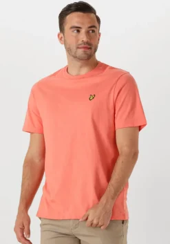 koraal lyle & scott t-shirt plain t-shirt