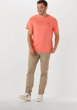 koraal lyle & scott t-shirt plain t-shirt