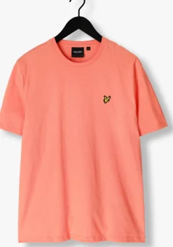 koraal lyle & scott t-shirt plain t-shirt