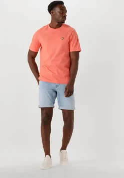 koraal lyle & scott t-shirt plain t-shirt