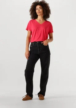 koraal msch copenhagen t-shirt mschfenya modal v neck tee