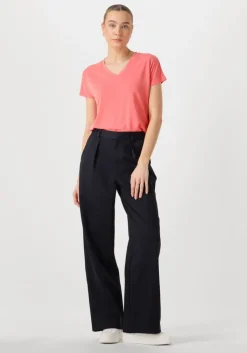 koraal msch copenhagen t-shirt mschfenya modal v neck tee