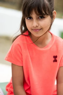 koraal petit blush t-shirt towel top