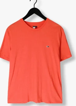 koraal tommy jeans t-shirt tjm xslim jaspe htr tee ext