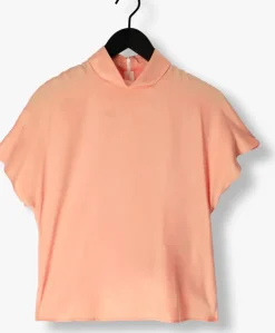 koraal vanilia top satin fluid layer