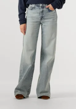 lichtblauwe 7 for all mankind wide jeans lotta must