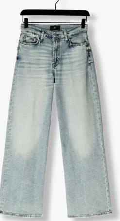 lichtblauwe 7 for all mankind wide jeans lotta must