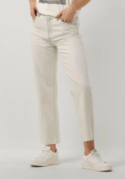 lichtblauwe 7 for all mankind bootcut jeans logan stovepipe icy bay with raw cut