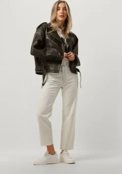 lichtblauwe 7 for all mankind bootcut jeans logan stovepipe icy bay with raw cut