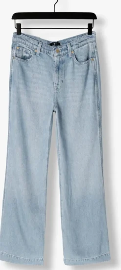 lichtblauwe 7 for all mankind wide jeans modern dojo tailorless tre