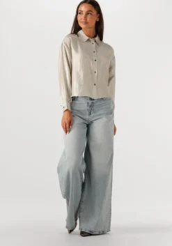 lichtblauwe 7 for all mankind straight leg jeans marie wide leg ode to