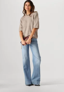 lichtblauwe 7 for all mankind wide jeans modern dojo bloom