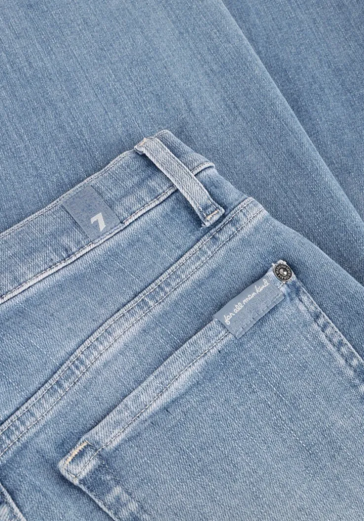 lichtblauwe 7 for all mankind wide jeans modern dojo bloom