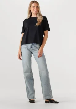 lichtblauwe 7 for all mankind straight leg jeans tess trouser ode to