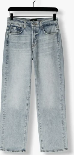lichtblauwe 7 for all mankind straight leg jeans tess trouser ode to