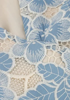 lichtblauwe aaiko mini jurk bailey lace pes 620