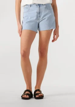 lichtblauwe abrand jeans shorts venice short kendall