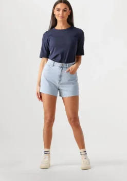 lichtblauwe abrand jeans shorts venice short kendall