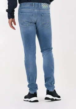 lichtblauwe alberto slim fit jeans slim