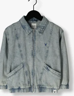 lichtblauwe alix mini spijkerjas denim jacket
