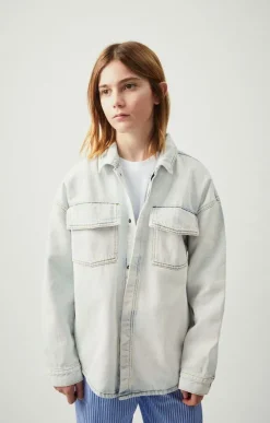 lichtblauwe american vintage blouses joybird-bl