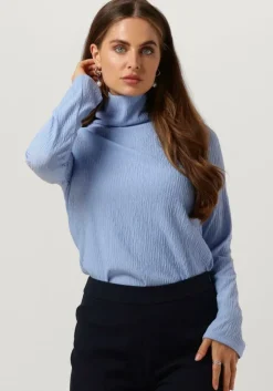 lichtblauwe another label tops & t-shirts oriel top l/s