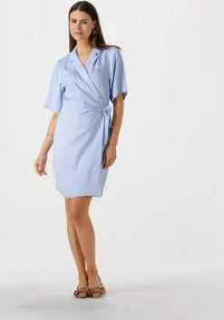 lichtblauwe another label mini jurk milou dress s/s