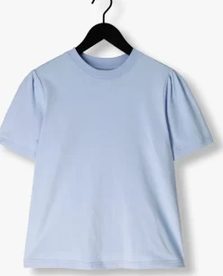 lichtblauwe another label t-shirt gaure t-shirt s/s