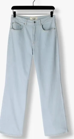 lichtblauwe another label wide jeans moore denim