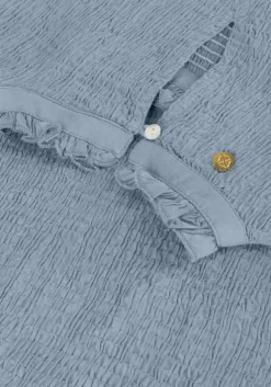 lichtblauwe antik batik top angelie smock blouse