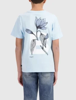 lichtblauwe ballin t-shirt 017132
