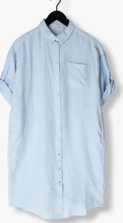 lichtblauwe bellamy midi jurk fay