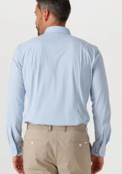 lichtblauwe boss black klassiek overhemd p-hank-kent-c1-222