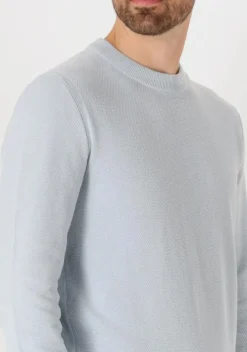 lichtblauwe boss black trui ecaio-p