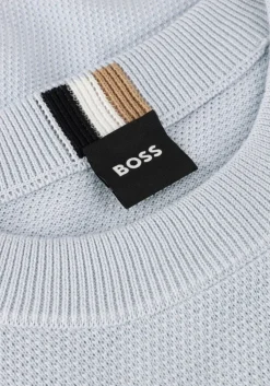 lichtblauwe boss black trui ecaio-p