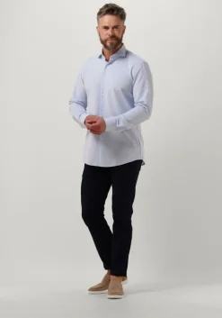 lichtblauwe boss casual overhemd p-hank-spread-c1-222
