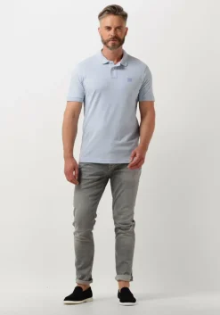 lichtblauwe boss orange polo passenger