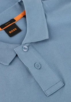 lichtblauwe boss orange polo passenger