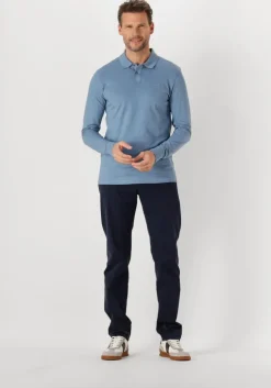 lichtblauwe boss orange polo passerby