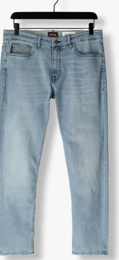 lichtblauwe boss orange straight leg jeans delaware bo