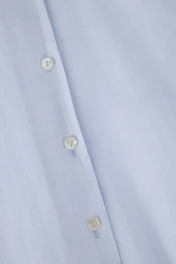 lichtblauwe by-bar mini jurk sarah chambray dress