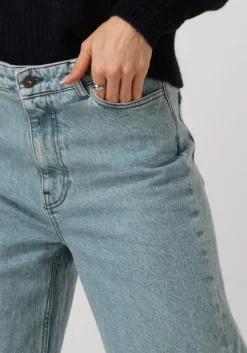 lichtblauwe by-bar wide jeans lina non stretch pant