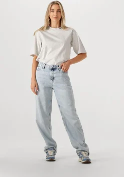 lichtblauwe calvin klein straight leg jeans 90's loose