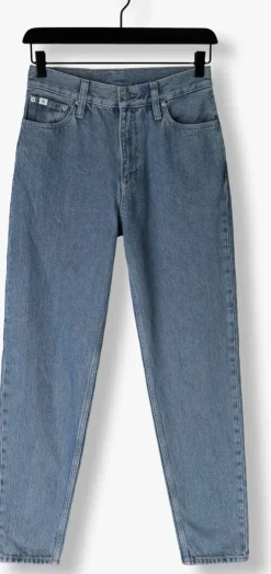 lichtblauwe calvin klein mom jeans mom jean