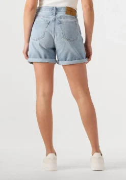 lichtblauwe calvin klein shorts mom short